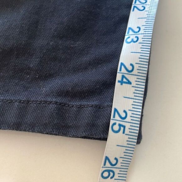 Lands' End Womens Straight Jeans Cotton Denim Stretch Fit 2 Black Size 14 Petite - Picture 8 of 8